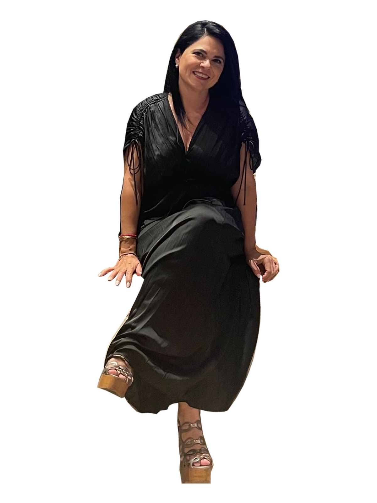 Karla, anfitriona del viaje